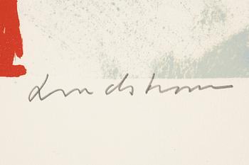 Bengt Lindström, lithograph in colours, signed 113/120.