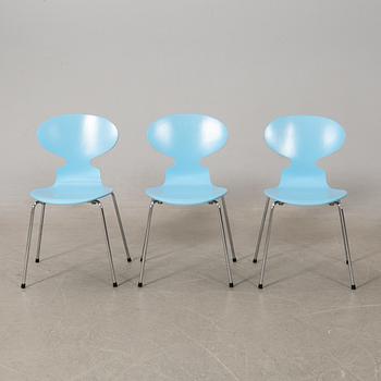 Arne Jacobsen, chairs 8 pcs, "Ant", Fritz Hansen, 1993.