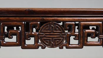 A hardwood altar table, early 20th Century.