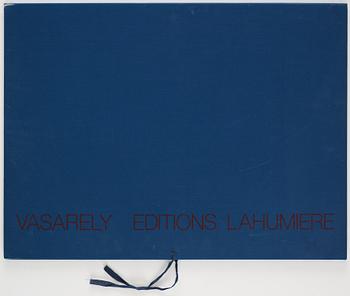 Victor Vasarely, portfolio with 5 silkscreen in colours, signed 60/150.