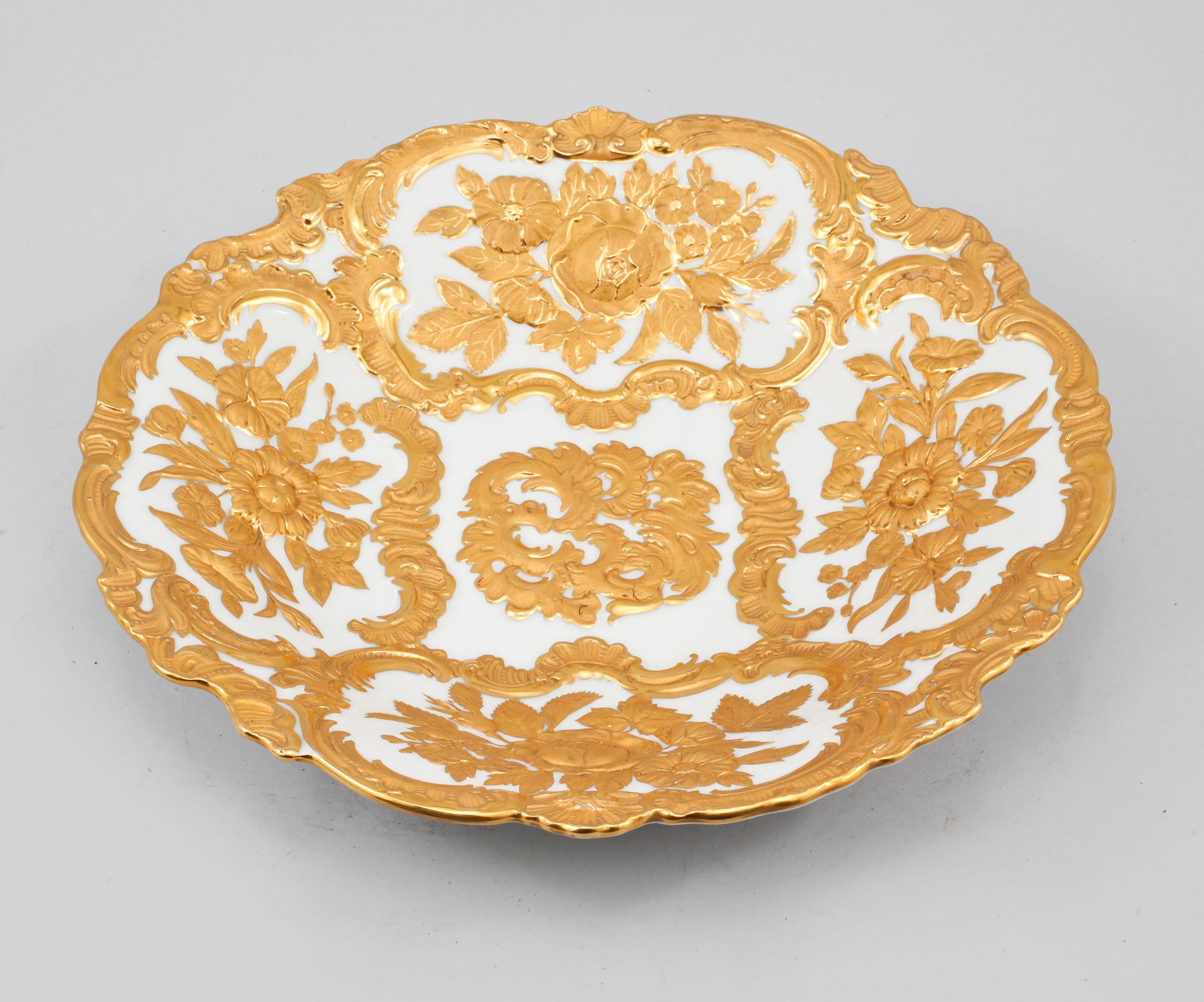 SKÅLFAT, porslin, Meissen, 1900-tal.