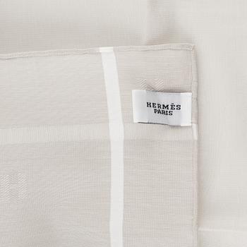 Hermès, handkerchiefs, 2 pcs, in case.