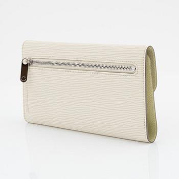 Louis Vuitton, a cream epi long wallet, 2007.