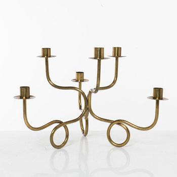 Josef Frank, Candle holder, brass, Company Svenskt Tenn, designed in 1934.