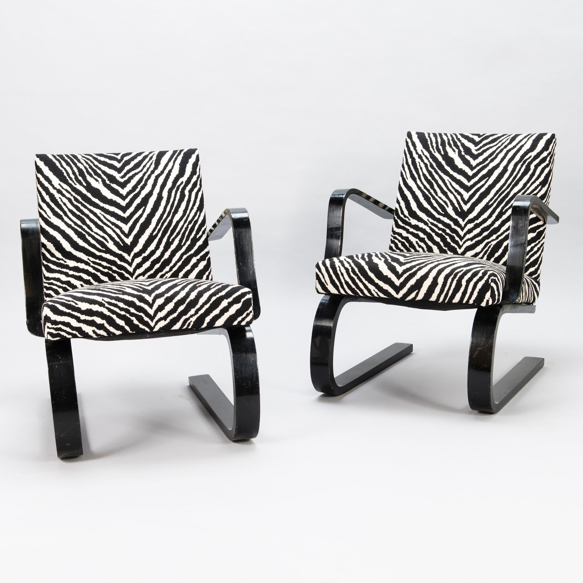 MAIJA HEIKINHEIMO, a pair of  1930s '242' armchairs for Asko, Finland.