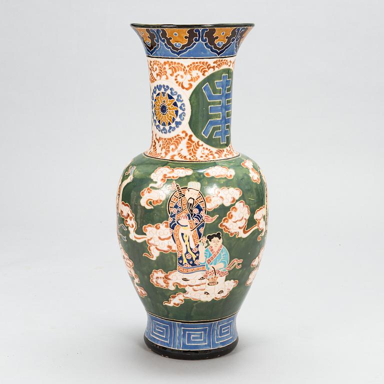 A Chinese 1950s ceramic floor urn.