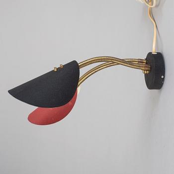VÄGGLAMPA, 1900-talets mitt.