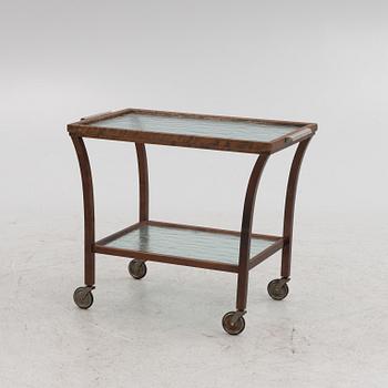 A serving trolley, 1930's.