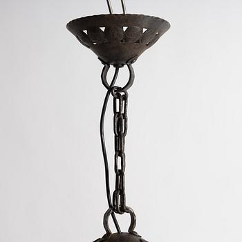 Arvid Böhlmarks Lampfabrik, a ceiling lamp model "5345", Stockholm, 1910s.