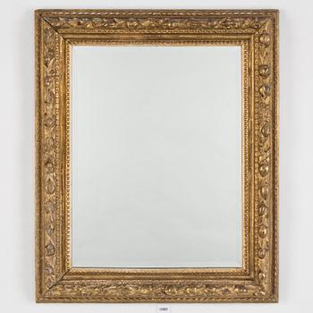A Baroque style mirror, 19th Century.
