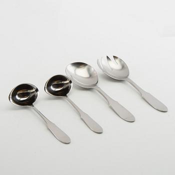 Georg Jensen, Cutlery service, 33 pieces, stainless steel, "Mitra", Denmark.