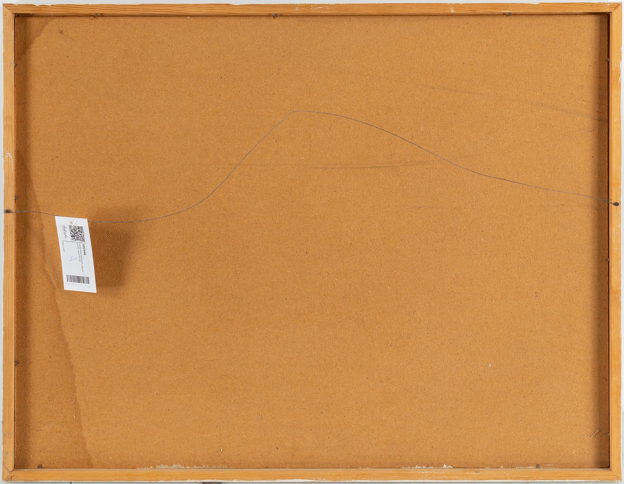 HANS ERIK ERIKSSON, oil on panel, signed.