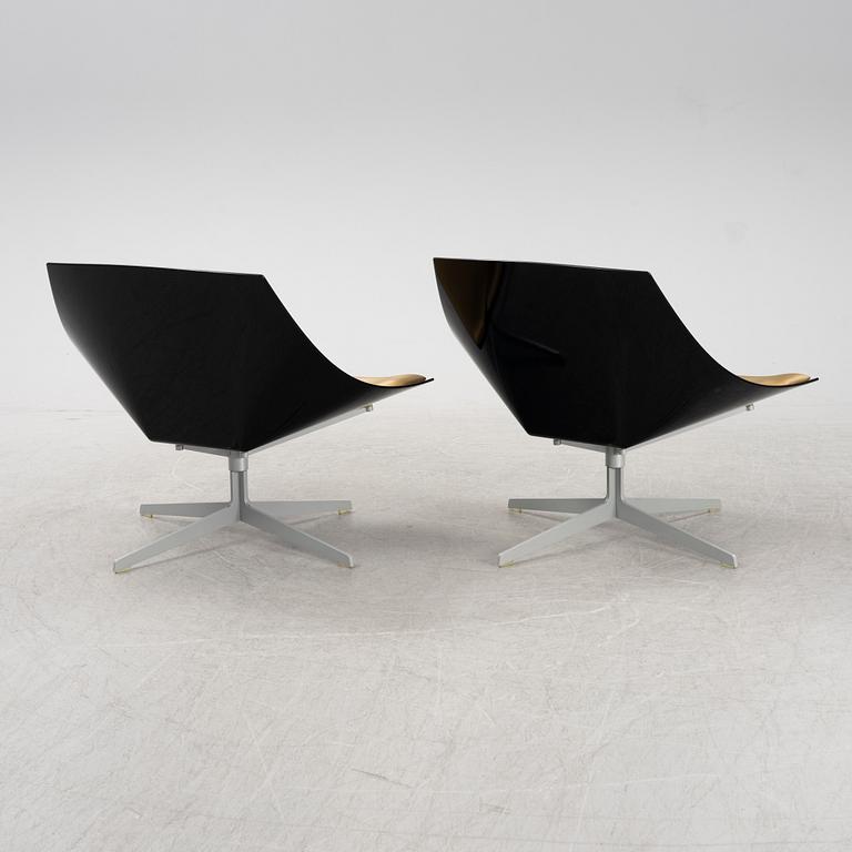 Jurgen Laub & Markus Jehs, a pair of 'JL10' easy chairs, Fritz Hansen, Denmark, 2008.