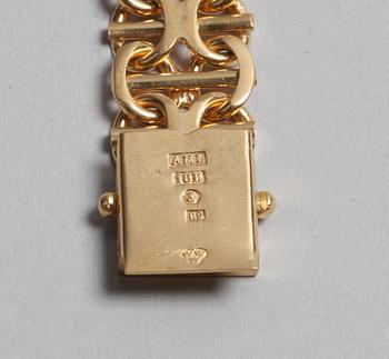 ARMLÄNK. 18k guld, ca 44 g.