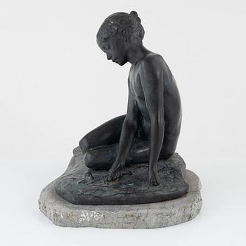 Paul Aichele, Sculpture, Girl with Shell.