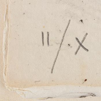 James Coignard, "Visage-Silex Quatre Gravures Originales".