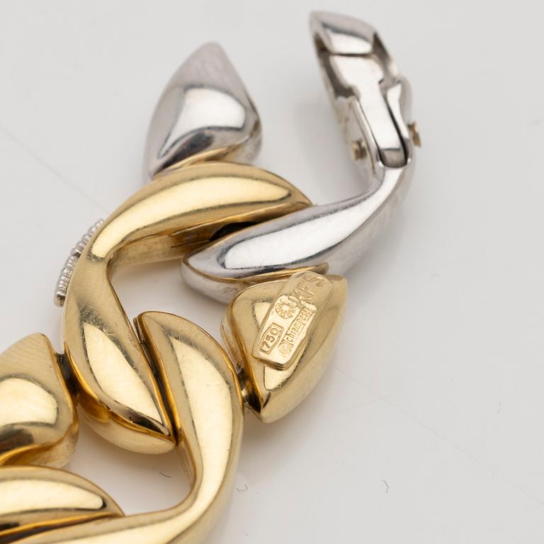 Armband 18K guld med diamanter, Chiampesan, Italien.