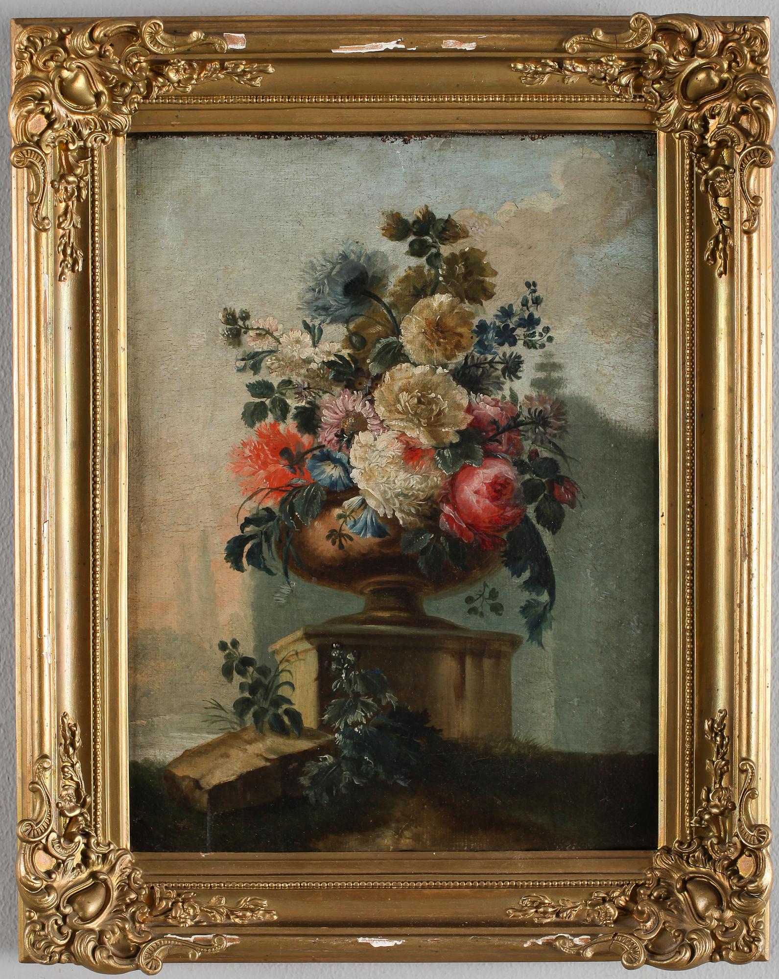 OKÄND KONSTNÄR, 1 par, olja på duk, 1700-/1800-tal.