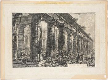 Francesco Piranesi · FRANCESCO PIRANESI, efter, etsning, 1800-tal.