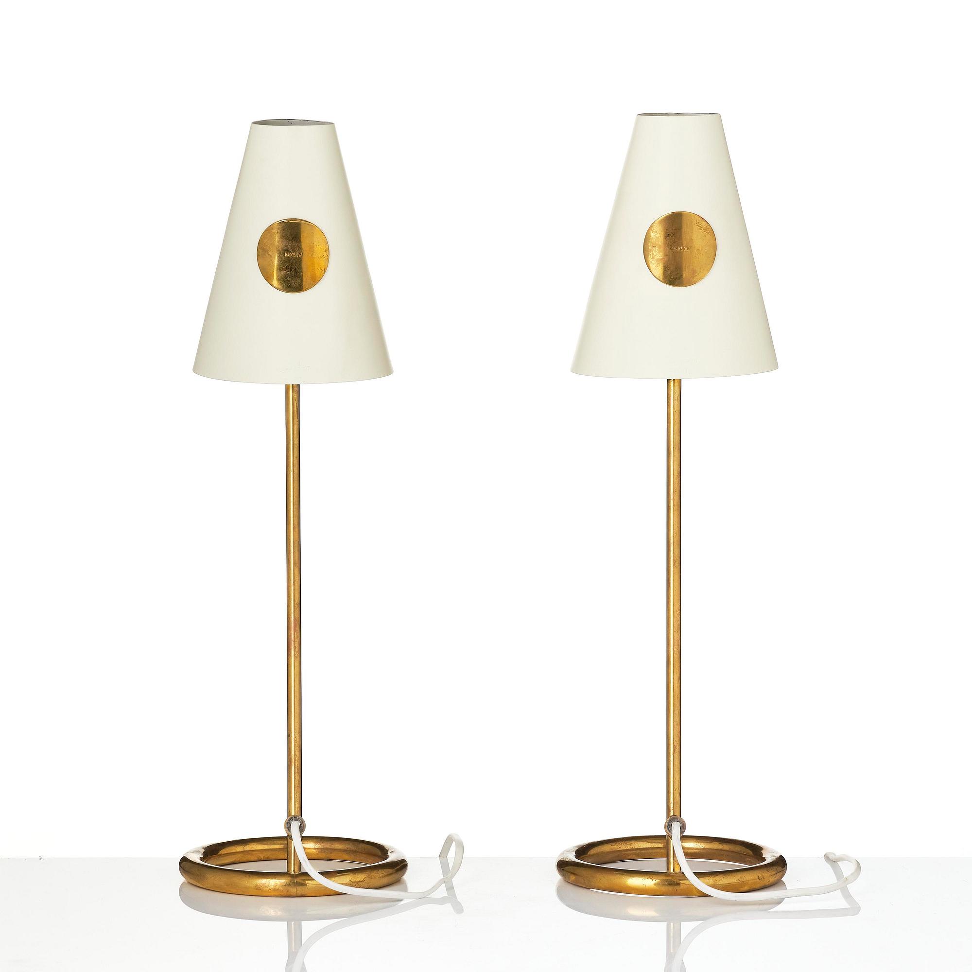 Hans-Agne Jakobsson, a pair of table lamps model B 90, Hans-Agne Jakobsson AB, Markaryd, 1960s.