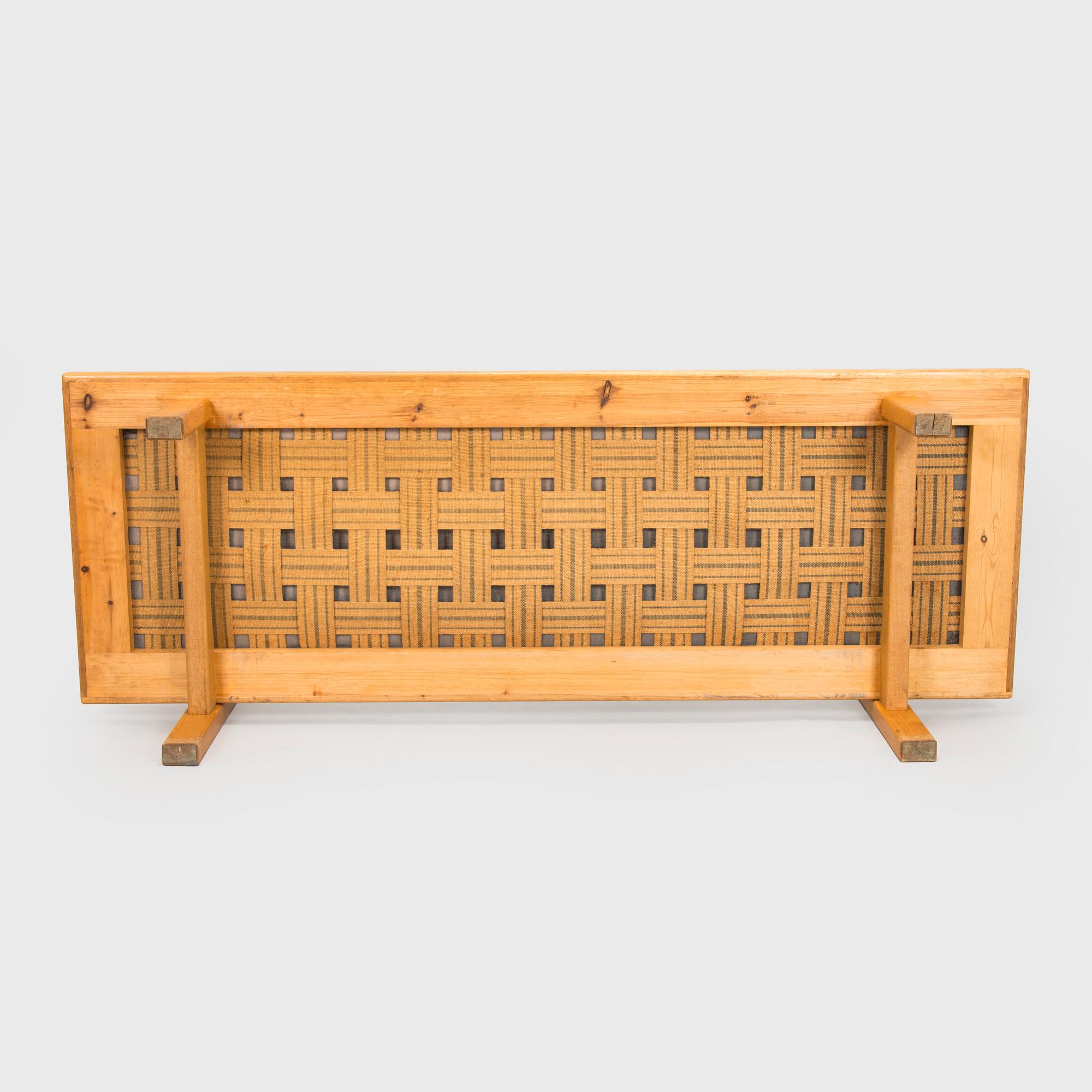 Alvar Aalto, a sofa, design by Artek's drawing office, for O.Y Huonekalu- ja Rakennustyötehdas A.B. 1957.