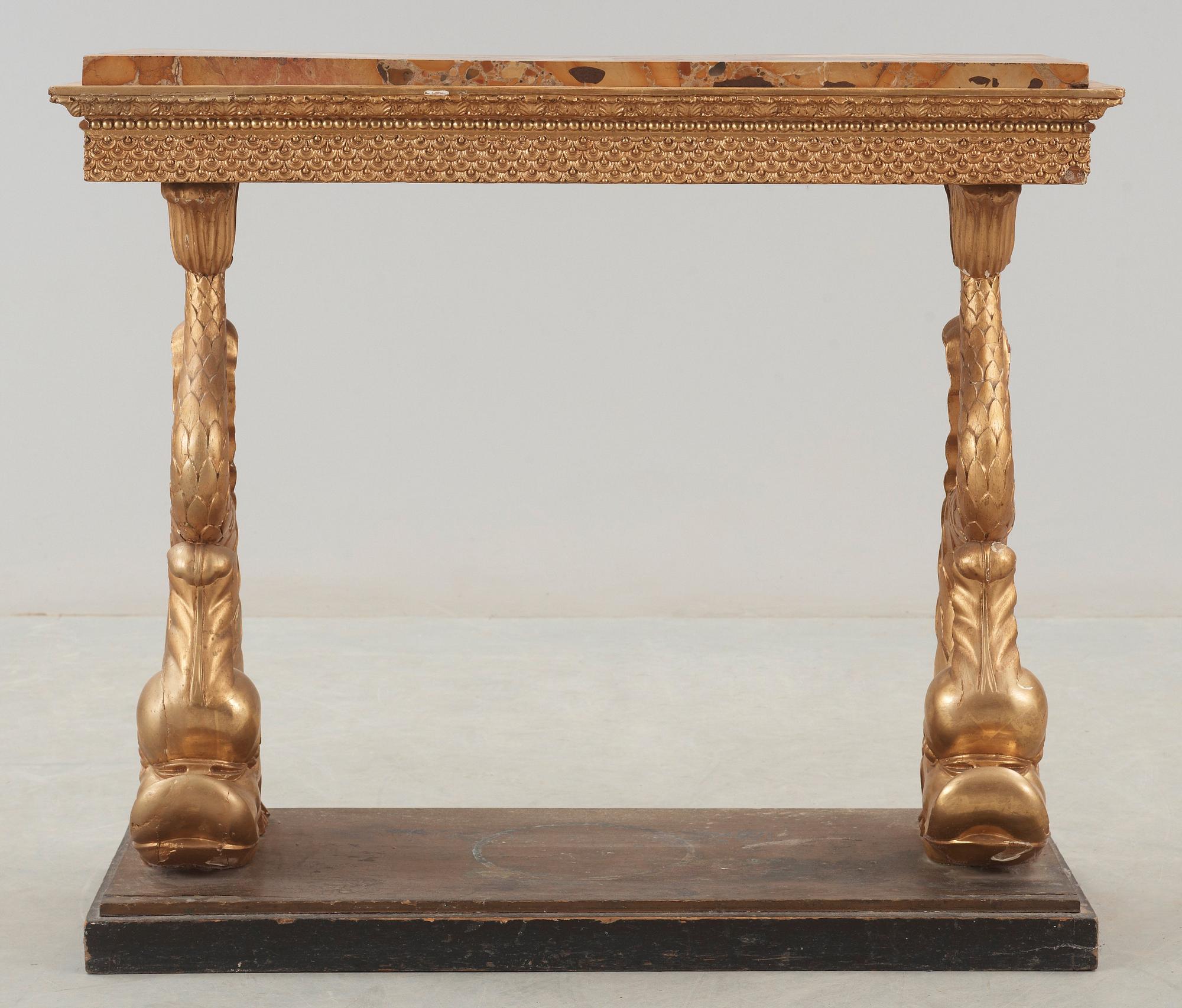 KONSOLBORD. Sverige, 1800-talets början. Empire.