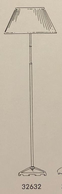 Bertil Brisborg, golvlampa, modell "32632", Nordiska Kompaniet, 1950-tal.