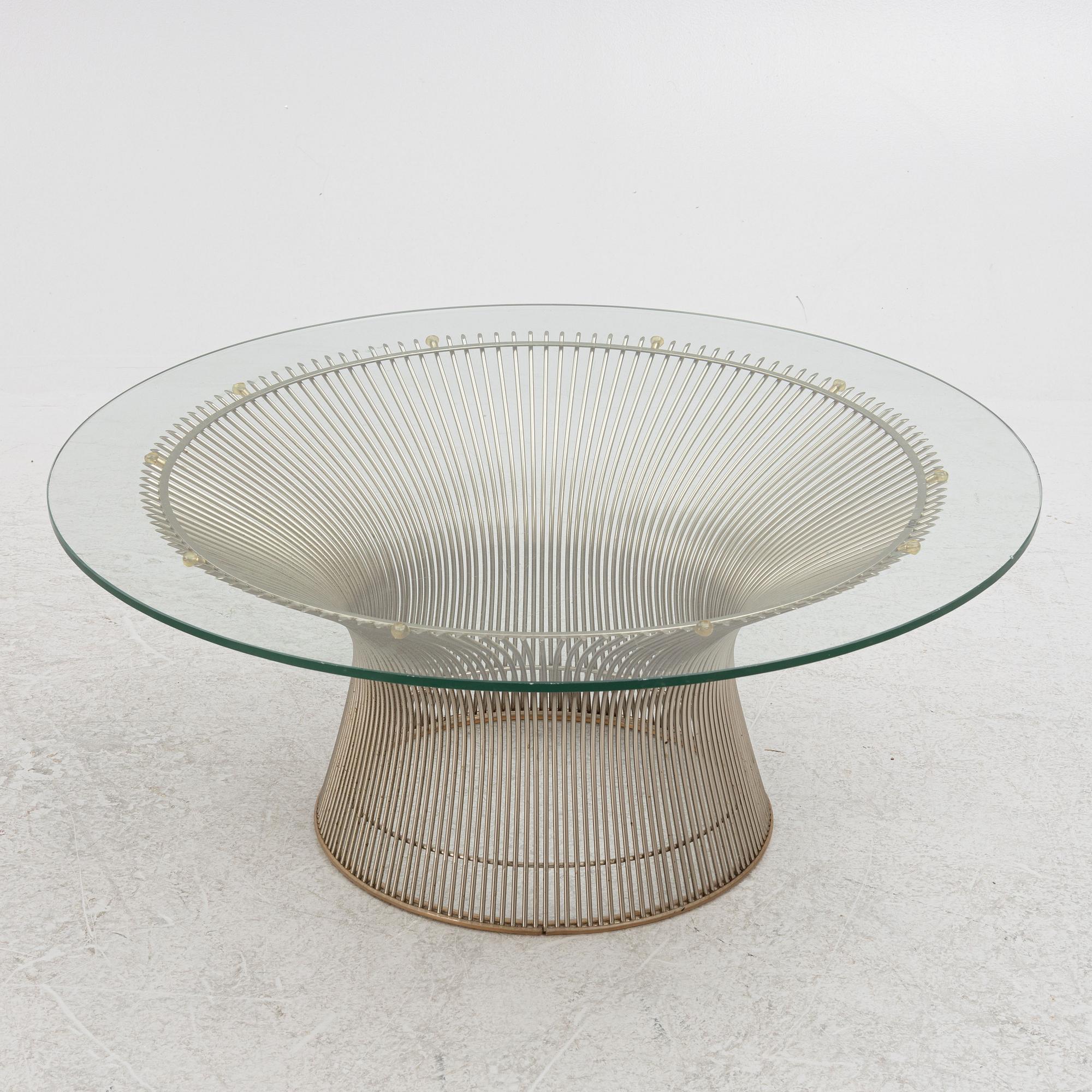 Warren Platner, coffee table, "Platner Coffee Table", Knoll, 21st century.