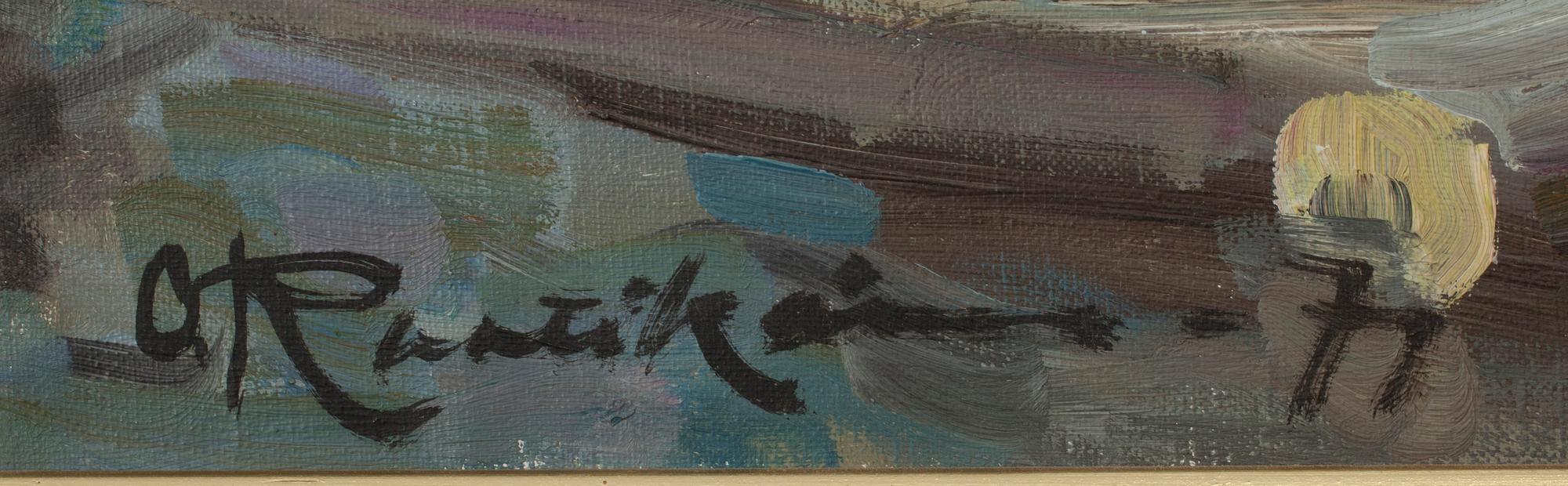 ORVO RAATIKAINEN (FINLAND), olja på duk, sign. och dat. -71.