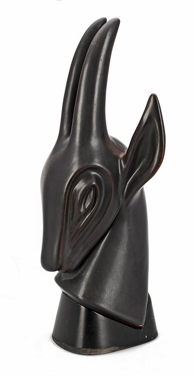 GUNNAR NYLUND, skulptur, stengods, Rörstrand. Sign o numr 83/200.