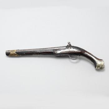 A flintlock gun, probably Turkey, first half of the 19th cnetury.