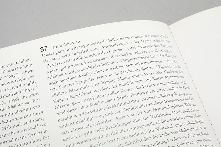 20 books on oriental rugs and carpets, 20th century.