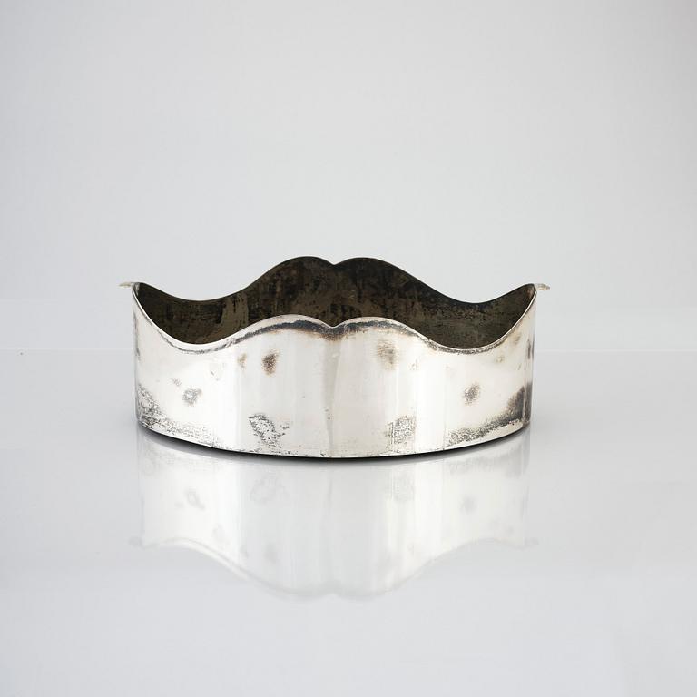 CF Carlman, jardinière, Art Nouveau, Stockholm 1899, silver.