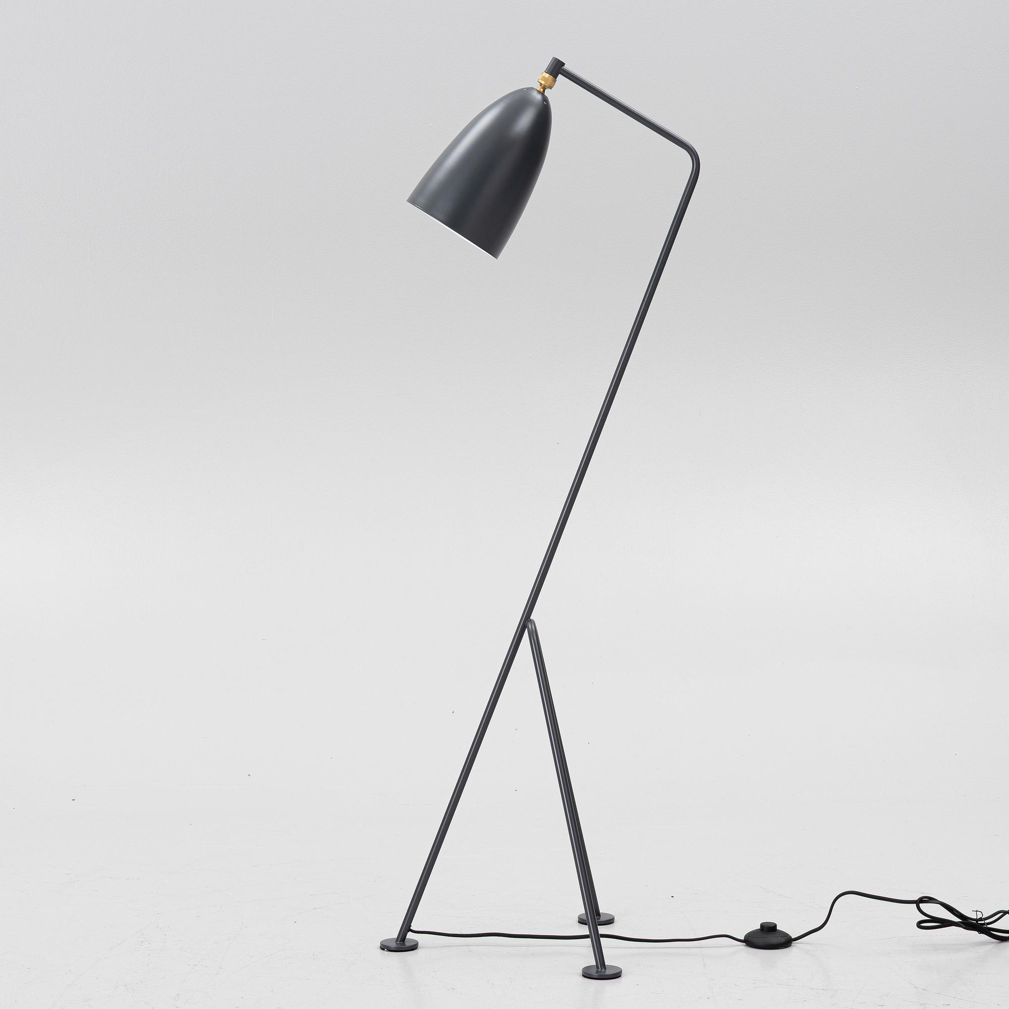 Greta Magnusson Grossman, Floor lamp, 'Grasshopper', GUBI, Denmark.