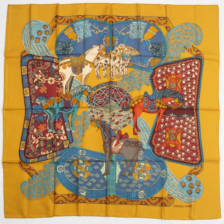 Hermès, scarf, "Art des steppes".