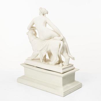 Johann Heinrich von Dannecker, after, 'Ariadne on the Panther,' Gustafsberg, late 18th Century.