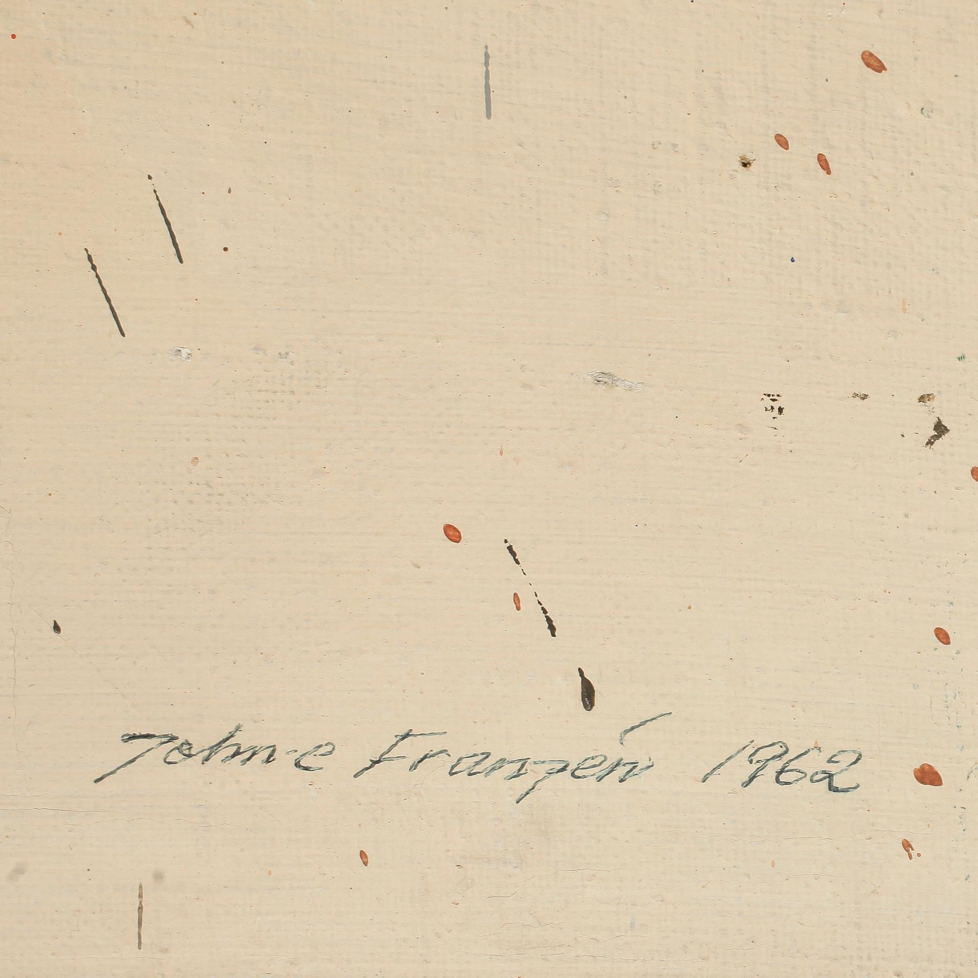 JOHN-E FRANZÉN, sign och dat 1962, duk 115 x 88 cm.