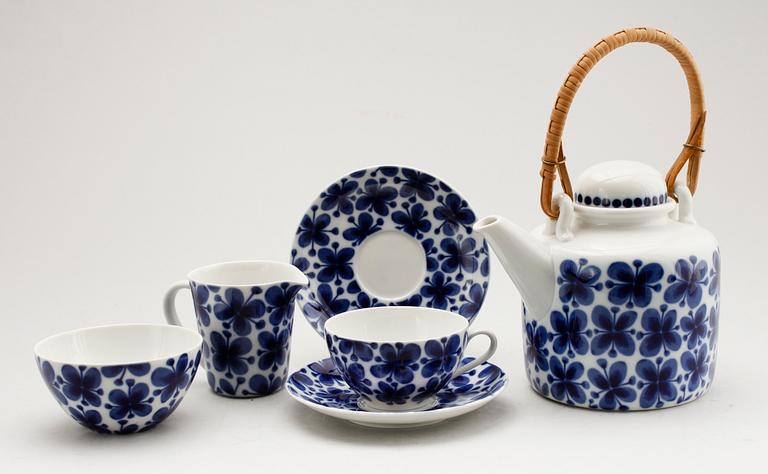 KAFFESERVIS, 15 del, porslin, "Mon Amie", Marianne Wessman, Rörstrand.