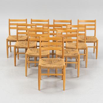 Harry Moen, ten chairs for Konrad Steinstads Snekkerverksted, Norway 1960s.