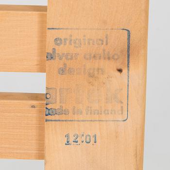 Alvar Aalto, bänk, modell 153B, Artek, 1900-talets slut.