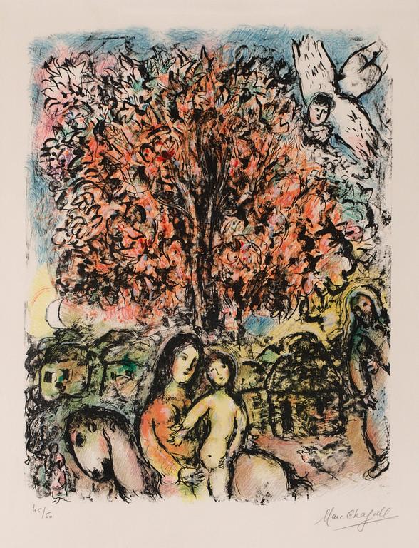 Marc Chagall, "La sainte famille".