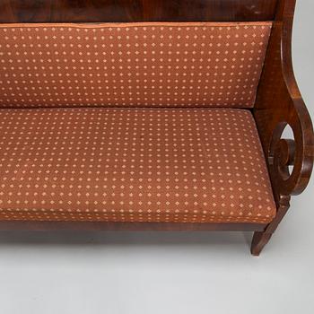 A mid-19th century Biedermeier sofa.