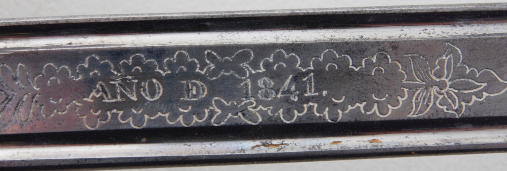 SABEL, dat 1841.