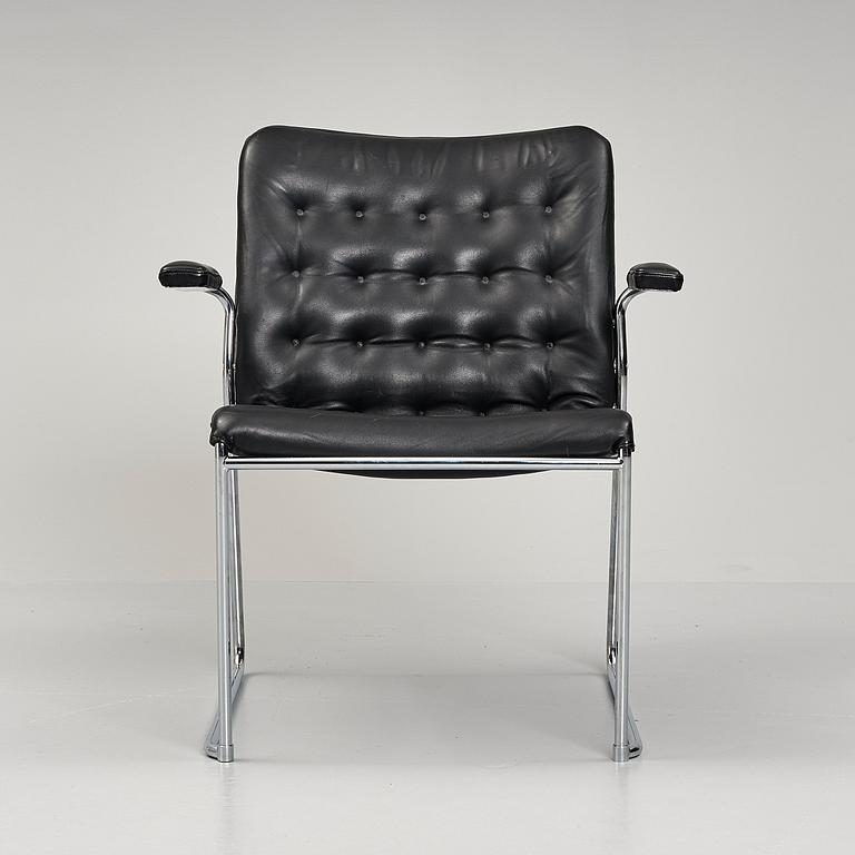 Bruno Mathsson, a "Mio", easy chair, Bruno Mathsson International, post 1981.