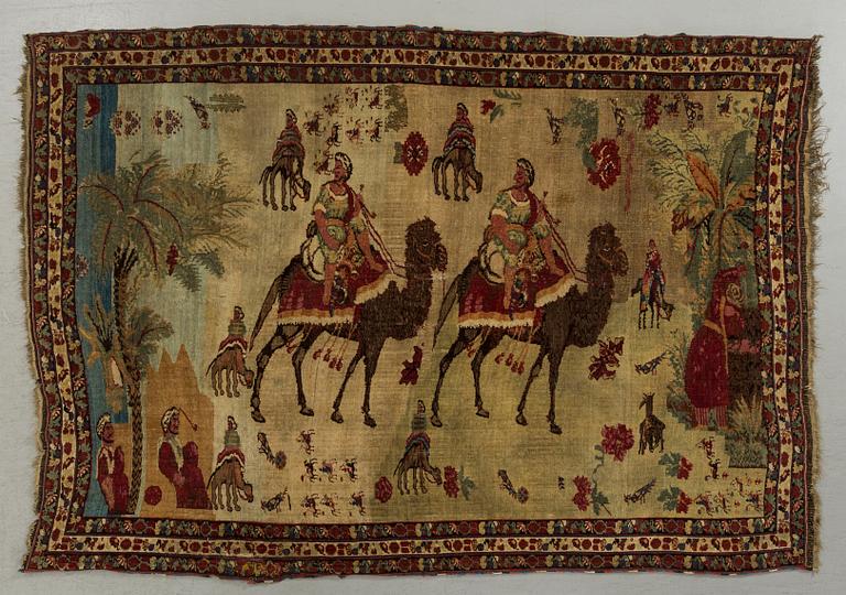 An  antique later part of the 19th century Karabagh carpet ca 180 x 134 cm.