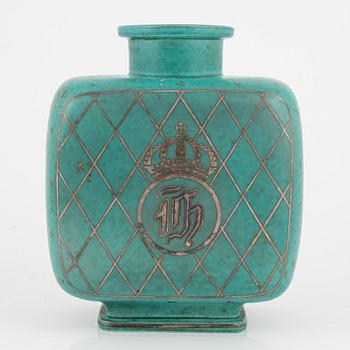 Wilhelm Kåge, vas, stengods, "Argenta", Gustavsberg.