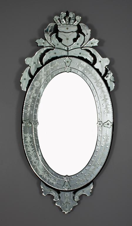 SPEGEL, "Venetian", Murano, 1900-tal.