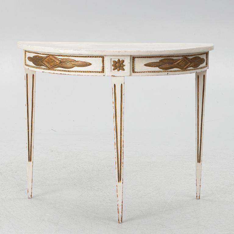 Console table, Gustavian style, 19th century.