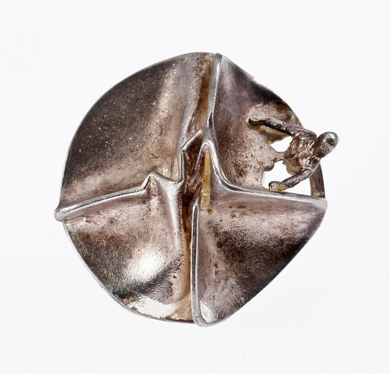 RING, Sterling silver, Björn Weckström, Lapponia, Finland, 1973.