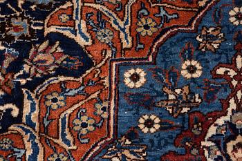 A Kashmar rug, c. 396 x 300 cm.